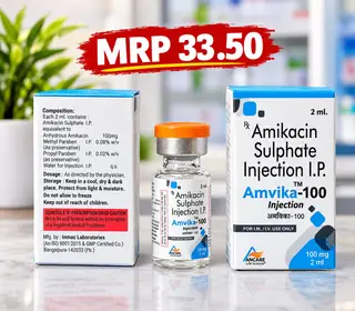 AMVIKA-100 injection pack