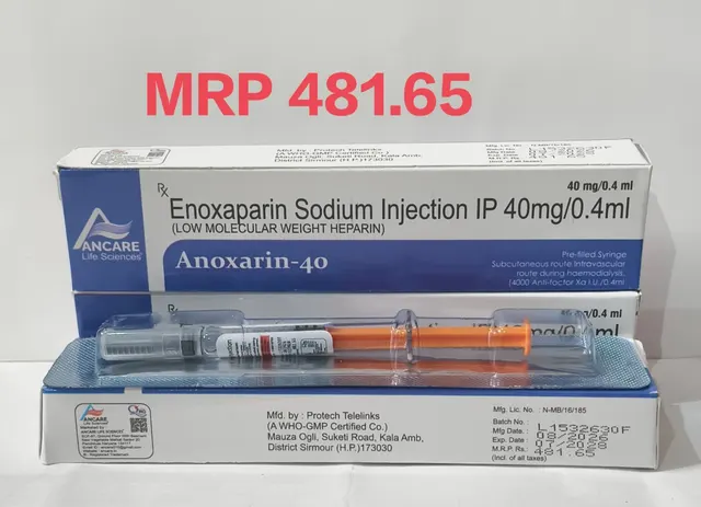 ANOXARIN-40 (Enoxaparin Sodium 40mg) injection pack