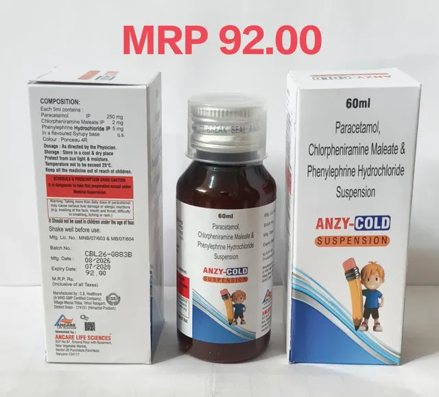 ANZY-COLD oral suspension pack