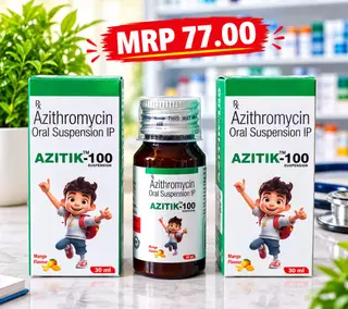 AZITIK-100 oral suspension pack