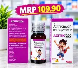 AZITIK-200 oral suspension pack