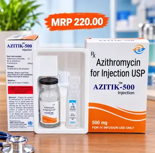 AZITIK-500 injection pack