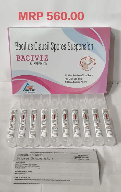 BACIVIZ (Bacillus Clausii) oral suspension pack