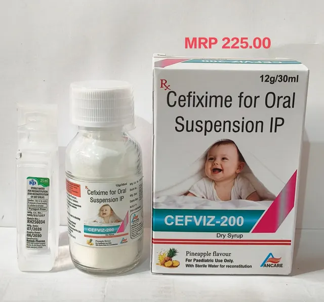 CEFVIZ-200 DS (Cefixime For Oral Suspension IP) oral suspension pack