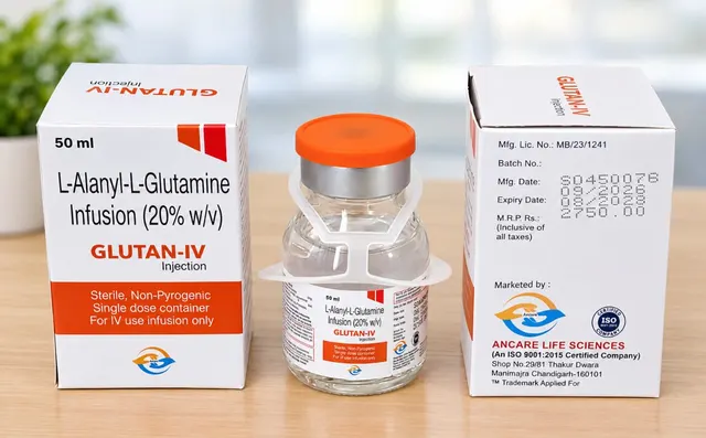 GLUTAN-IV (L-Alanyl-L-Glutamine Infusion 20%) iv infusion pack