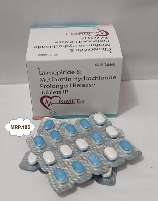 IGMET-4 (Glimepiride + Metformin Hydrochloride (Prolonged Release)) tablet pack