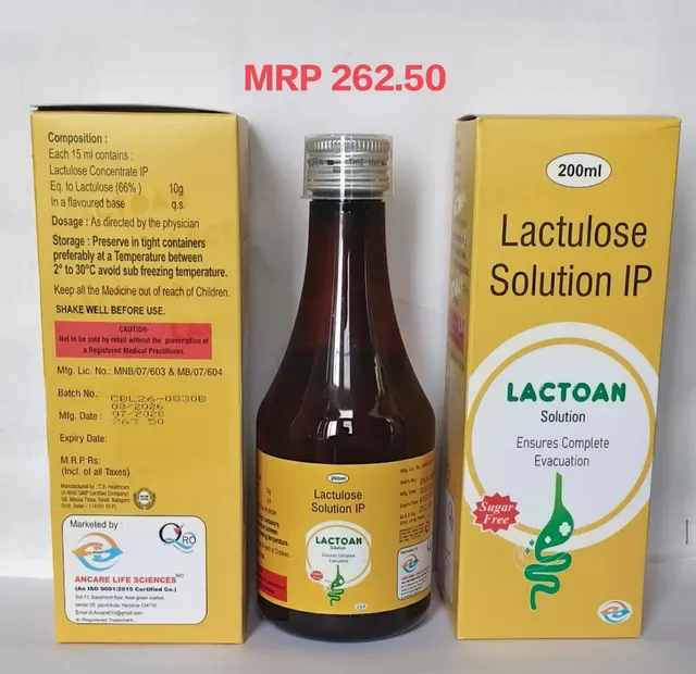 LACTOAN (Lactulose 10gm) syrup pack