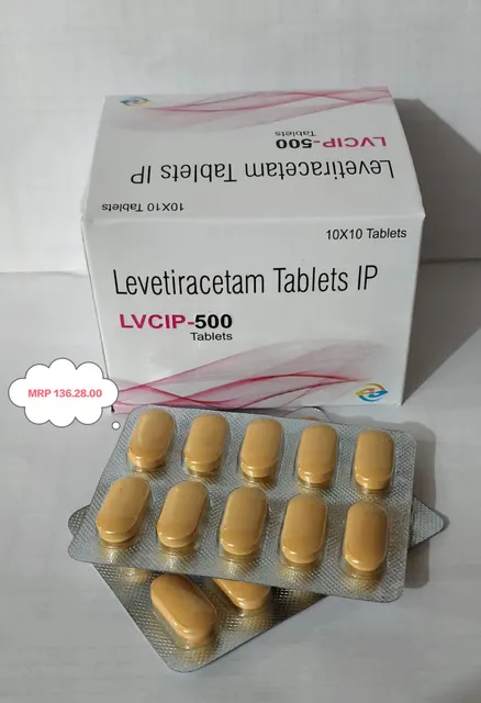 LVCIP-500 (Levetiracetam Tablets IP) tablet pack