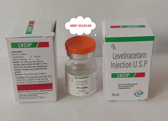LVCIP (Levetiracetam 100mg) injection pack