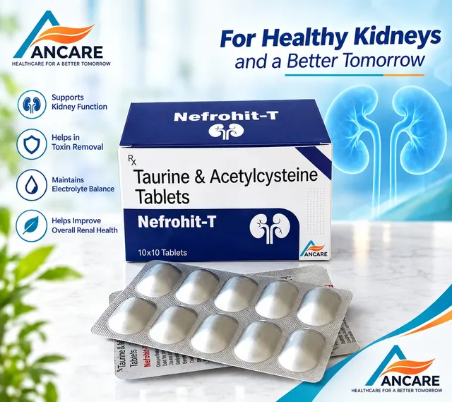 NEFROHIT-T (Taurine + Acetylcysteine) tablet pack