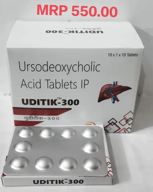 UDITIK 300 (Ursodeoxycholic Acid) tablet pack