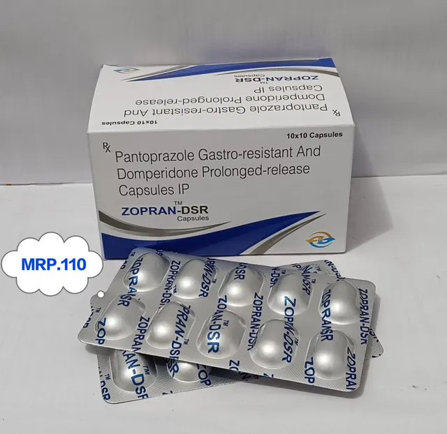 ZOPRAN DSR (Pantoprazole 40mg + Domperidone 30mg (SR)) capsule pack